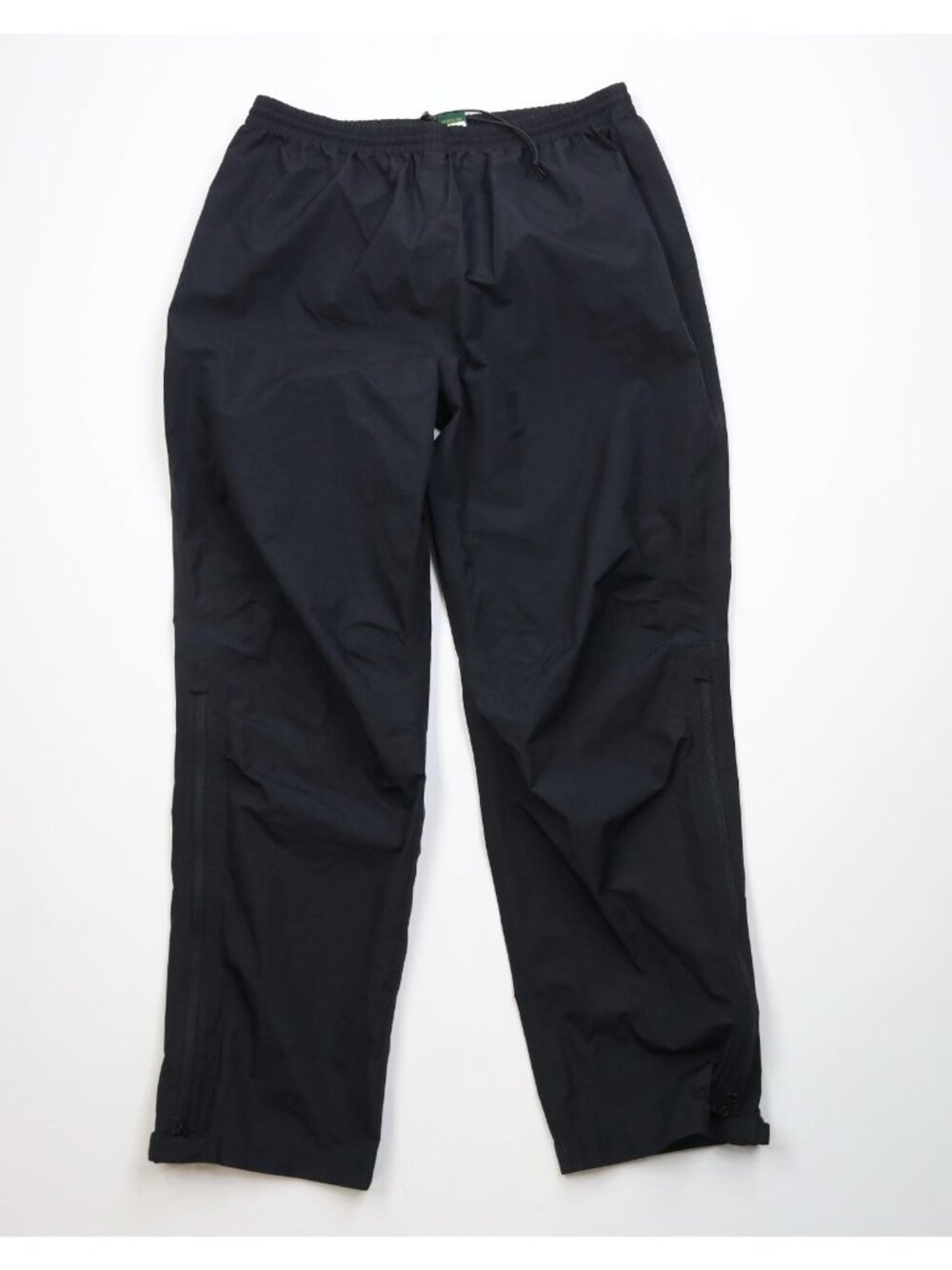 Vintage Cabelas Goretex Paclite Mens XLT Waterproof Wide Leg Rain Pants Black